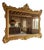 Gold Leaf Wooden Mirror from an Tuscan Villa, 1850s For Sale