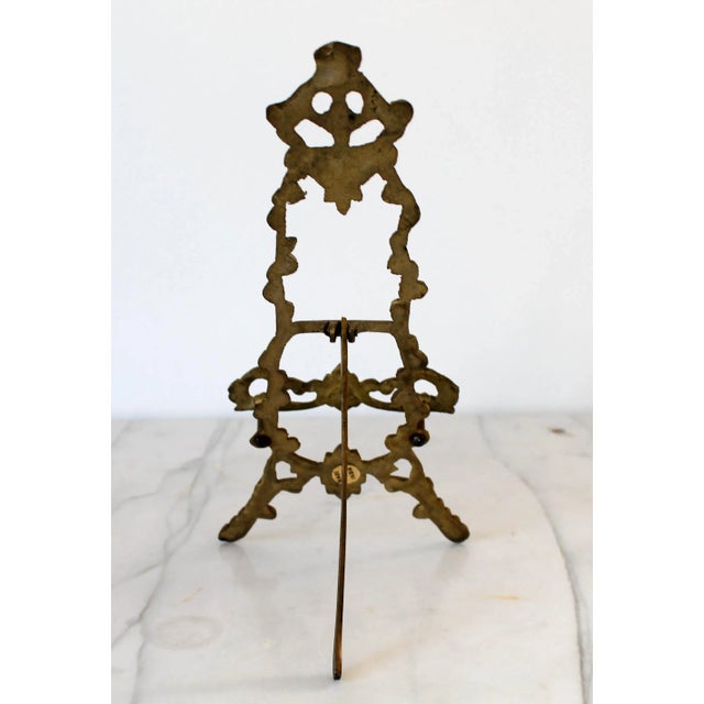 Pair of Vintage Brass Easels Chairish