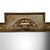Vintage Neoclassical Giltwood Pier Mantel Mirror With Urn and Rosettes For Sale - Image 9 of 10