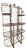 Antique French Iron & Brass Boulangerie Baker’s Rack For Sale