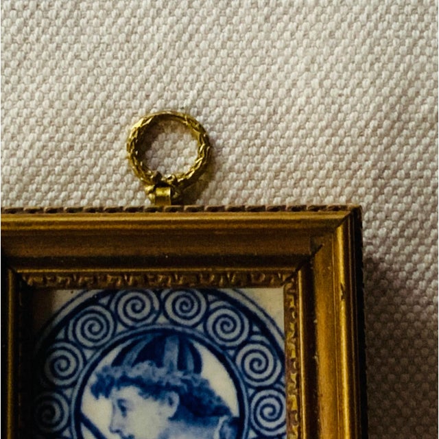 Antique Wedgwood Etruria Fireplace Tile - Framed London House Memento, Diplomat's Estate For Sale - Image 15 of 18