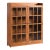 Mission Oak 2 Door Bookcase With Glass Doors - Michael's Cherry For Sale
