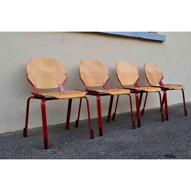 Rio Chairs from Fröscher, 1985, Set of 4 For Sale - Image 4 of 15