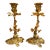 Pair of 19th Century French Gilt Bronze Dolphin Candlesticks, Finely Chased For Sale