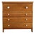 Antique Early American Country Pine Dresser W/ Porcelain Knobs For Sale