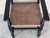 20th Century Pair of Catalan Throne Armchairs in Walnut and Caned Seats For Sale - Image 9 of 12