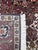 Keschan oriental rug handmade with signature from Middle East.
