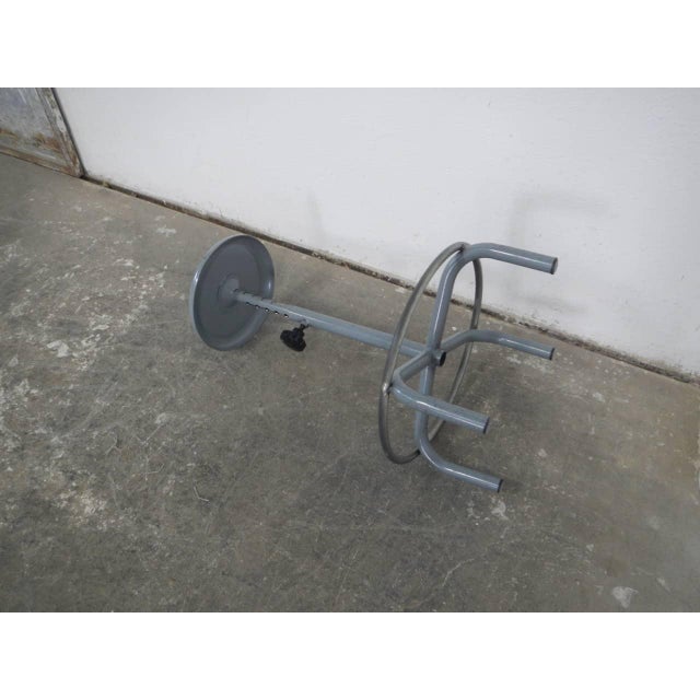 Metal Vintage Iron Stool, 1970 For Sale - Image 7 of 9