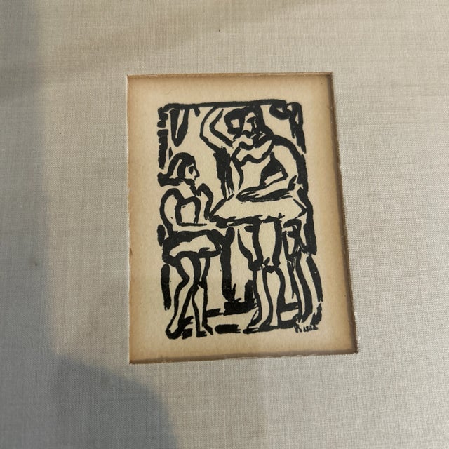 1930s Original Georges Rouault Woodcut Prints Reproduction - Set of Two For Sale - Image 9 of 10