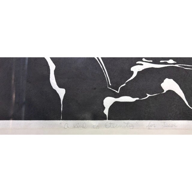 Mid-Century Modern Mid Century Print - Titled " a Kind of Eternity," Signed and Dated For Sale - Image 3 of 9