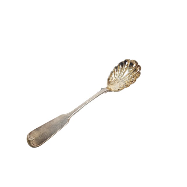Silver Art Nouveau German Absynthe Spoon by WMF, 1900s For Sale - Image 8 of 8
