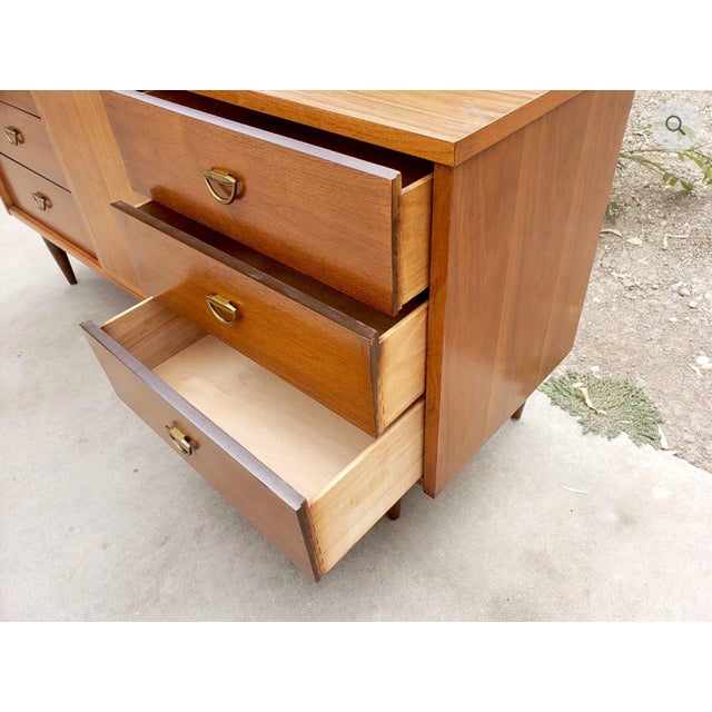 MidCentury Modern Ward Furniture Mfg Co Dresser Chest With Mirror