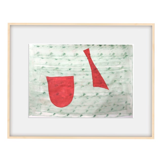 Alice Maier, Re-Nouveau N°18, 2025, Acrylic on Paper For Sale