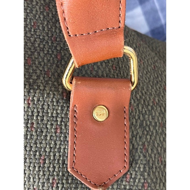 Vintage Yves Saint Laurent Monogram Coated Canvas Weekender Bag For Sale - Image 9 of 15