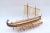 Wood Handcrafted Ancient Greek Trireme Ship Model – Museum-Quality Wooden Galley for Historical Decor For Sale - Image 7 of 14