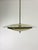 Mid-Century Modern Murano Glass and Brass Pendant Light in the style of Pietro Chiesa for Fontana Arte, 1950s For Sale - Image 3 of 15
