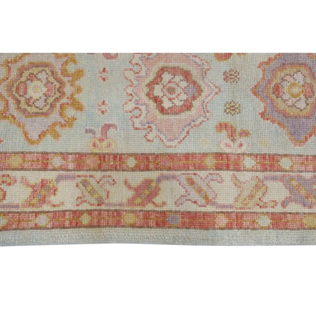 Modern Turkish Oushak Rug 2'10" x 4'9" For Sale - Image 4 of 10