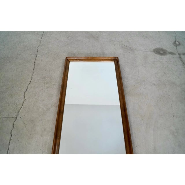 1960s 1960’s Mid-Century Modern Mahogany Framed Wall Mirror For Sale - Image 5 of 12