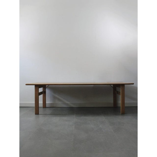 Wood Vintage Danish Coffee Table in Oak by Børge Mogensen, 1950s For Sale - Image 7 of 7