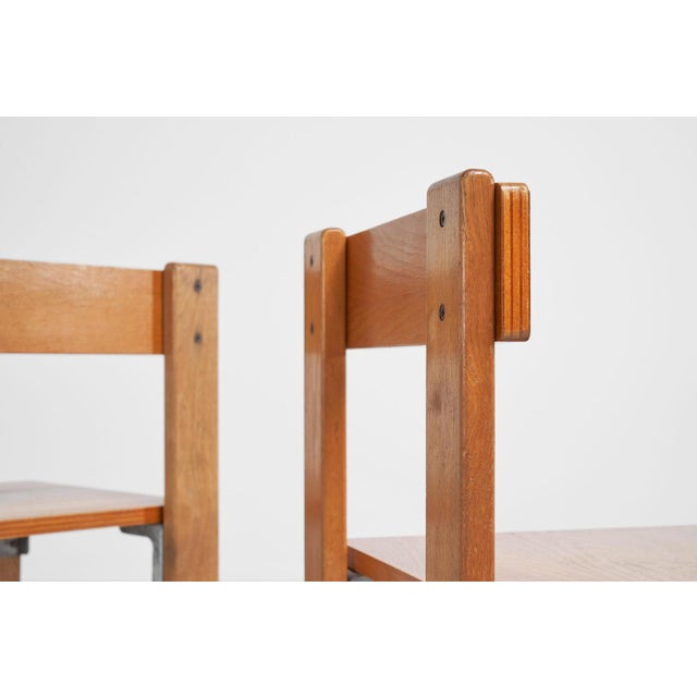 French Chairs by George Candilis for Sentou, 1968, Set of 6 For Sale - Image 13 of 18