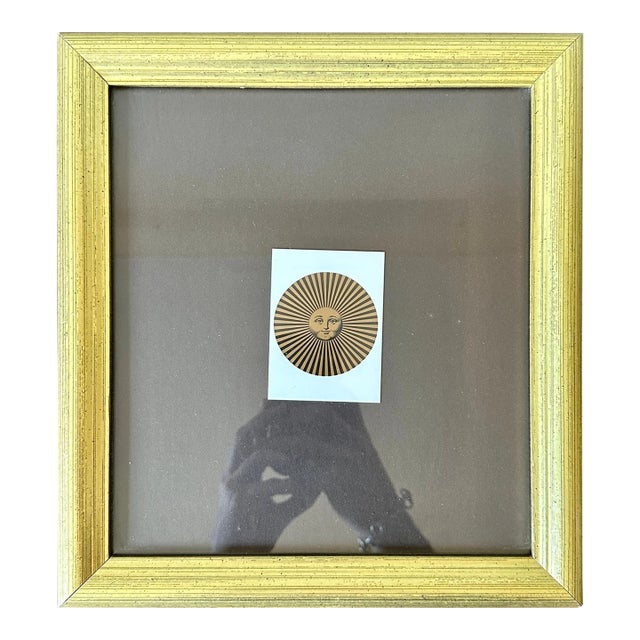 Fornasetti Sole Framed Screenprint For Sale
