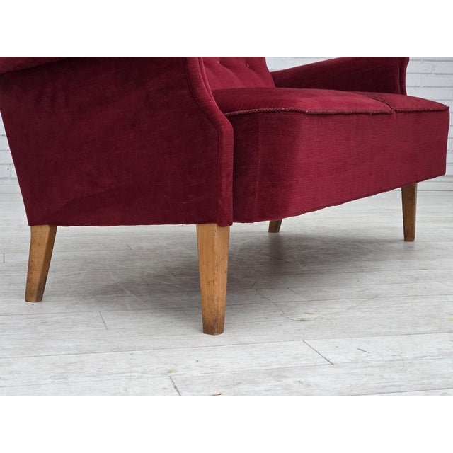 1960s Vintage Swedish Two-Seater Sofa from Dux, 1960s For Sale - Image 5 of 18