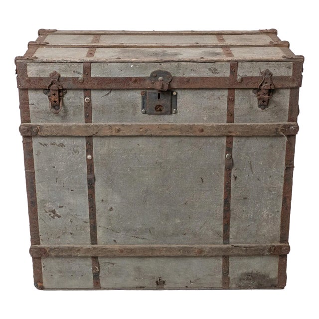 19th Century Scandinavian Railway Freight Trunk – Jönköping, Sweden For Sale