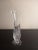 Vintage Lead Crystal Vase For Sale - Image 4 of 5