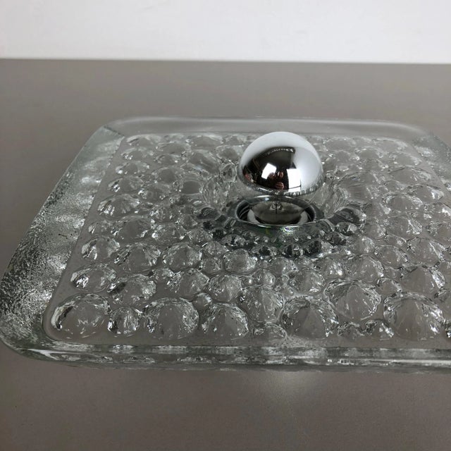 Large Vintage Glass Bubble Sconce from Peill & Putzler 1970s For Sale - Image 8 of 16
