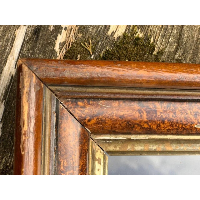 Brown Antique Victorian Cabinet Card, Paired With Contemporary Fashion Photo in Antique Frame For Sale - Image 8 of 9