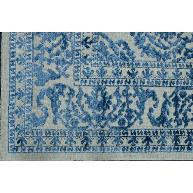 Turkish Turkish Oushak Rug 10'3" x 13'7" #18620 For Sale - Image 3 of 8