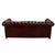 Vintage 1970s Tufted English Chesterfield Style Burgundy Leather Sofa 76" For Sale - Image 13 of 18