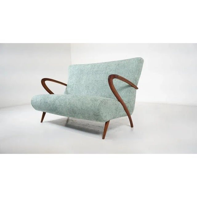 Mid-Century Modern Sofa attributed to Paolo Buffa, Italy, 1950s For Sale - Image 3 of 10