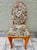Tan Vintage 1993 Handmade Solid Oak Cushioned Vanity Chair For Sale - Image 8 of 12