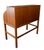 Brown Danish Modern Teak Writing Desk by Andreas Hansen, 1960's Masterpiece W/Roll Top For Sale - Image 8 of 12