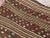 Vintage Brown Kilim Rug - 55.5" X 69" For Sale In Raleigh - Image 6 of 11