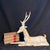 1980s Seated Deer Sculpture For Sale - Image 4 of 7