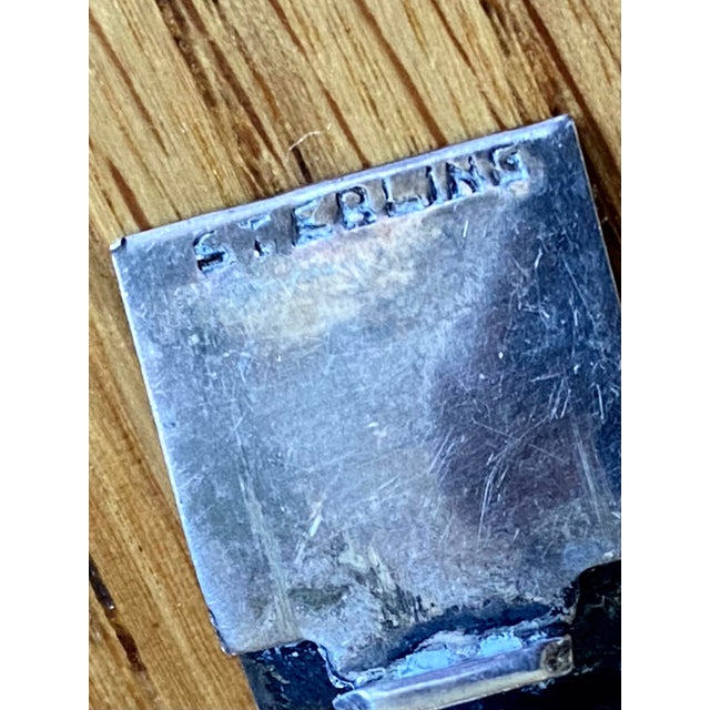 Amethyst + Sterling Silver Link Bracelet For Sale - Image 10 of 12