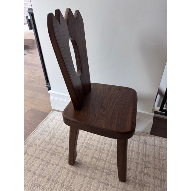 Wood Brutalist "King" Chair in the Style of Olavi Hanninen - Up to 2 Available For Sale - Image 7 of 12