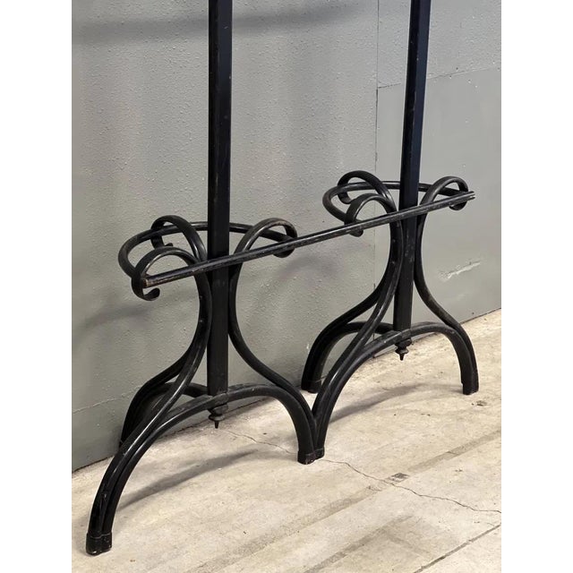 Black Coat Rack attributed to Michael Thonet, 1920s For Sale - Image 8 of 9
