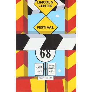 Allan D'Arcangelo, "Lincoln Center Festival", Screenprint Poster For Sale