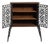 20th Century Belgian Black Contemporary Gothic Wrought Iron Cabinet By Ernest Patris For Sale