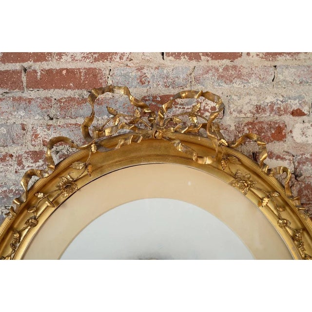 Wood 19th Century French "Portrait of Girl" Painting For Sale - Image 7 of 10