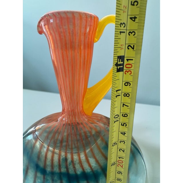 Kosta Boda "Bon Bon" Art Glass Ewer Jug by Kjell Engman For Sale - Image 9 of 11