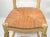 Wood 1950s French Country Carved Papercord Seat Chair For Sale - Image 7 of 13