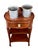 19th Century A Louis XVI Mahogany Rafraichissoir in the Manner of Joseph Gengenbach Canabas For Sale - Image 5 of 8