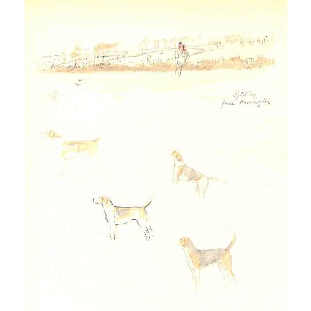 1930s "Hunting Scenes: Forty Sketches of Hunting Scenes and Countries" 1936 Aldin, Cecil For Sale - Image 5 of 6