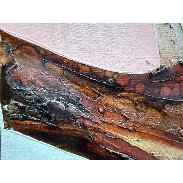 Mid-Century Modern Mid-Century Modern Abstract O/C Oversized Painting on Canvas by Frank Walcutt. For Sale - Image 3 of 12