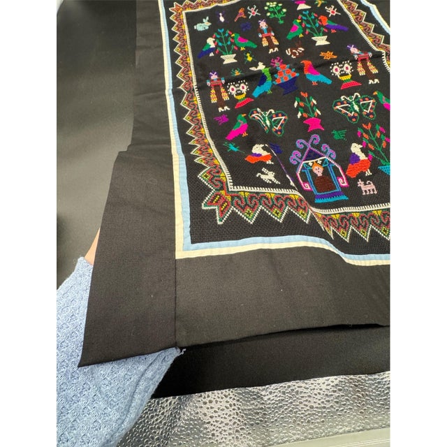 Folk Art Hmong Hill Tribe Story Cloth, Vintage For Sale - Image 3 of 10