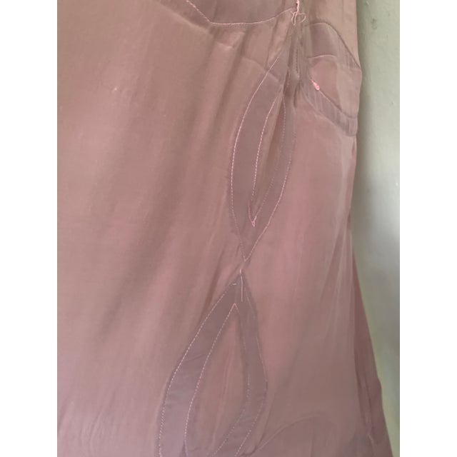 Felted Pattern on Silk Charmeuse Panel For Sale - Image 4 of 10